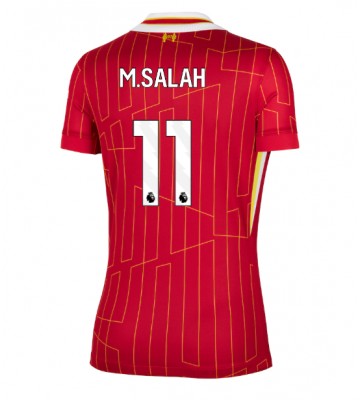 Liverpool Mohamed Salah #11 Primera Equipación Mujer 2024-25 Manga Corta